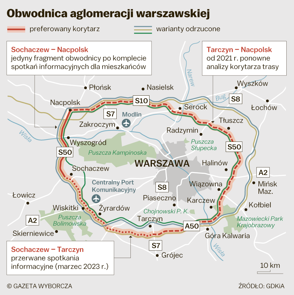 Autostradowa Obwodnica Warszawy Wstrzymana Po Protestach To Druga