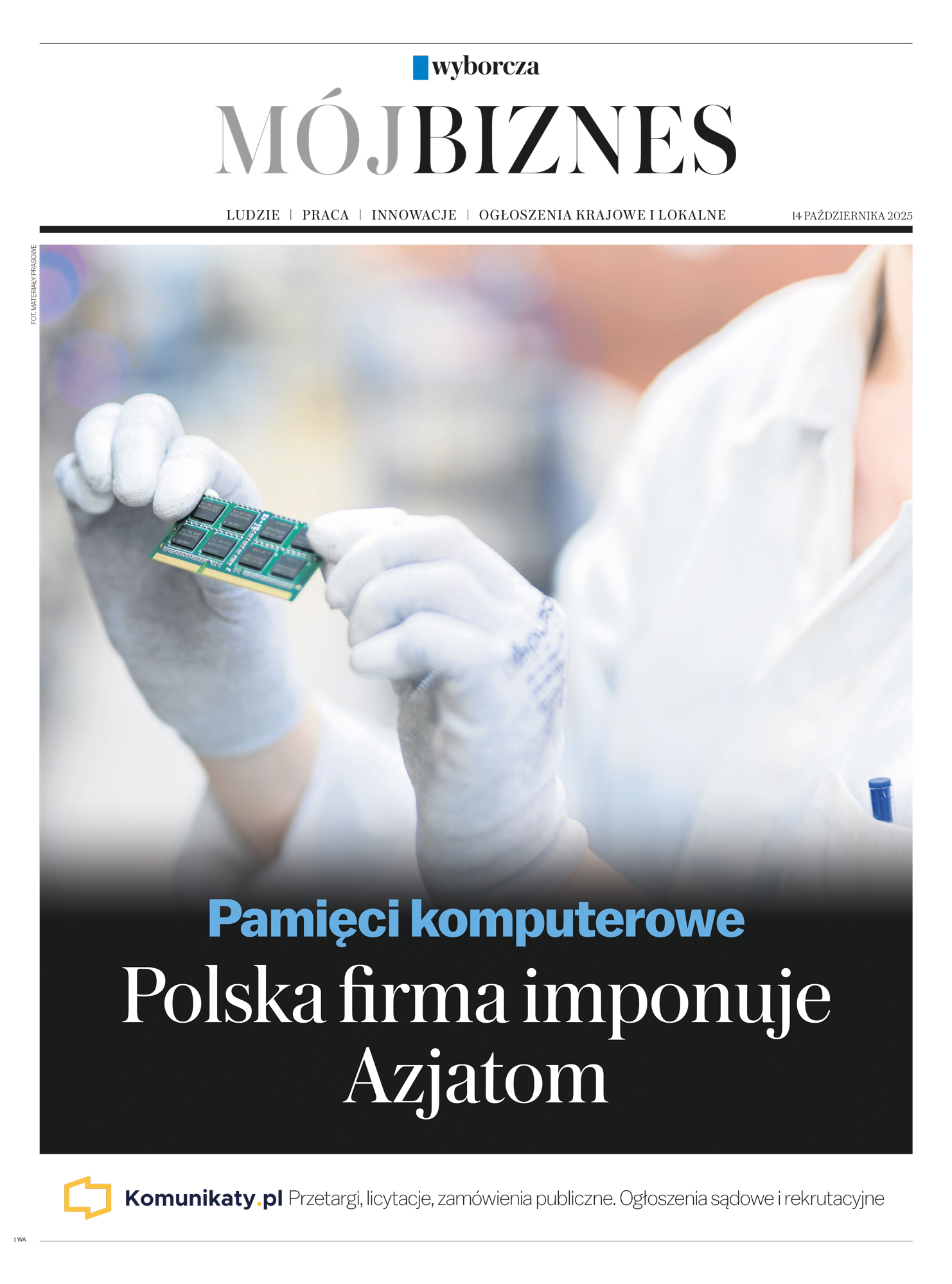 Mój Biznes, w każdy wtorek w Gazecie Wyborczej - Wyróżniony obraz