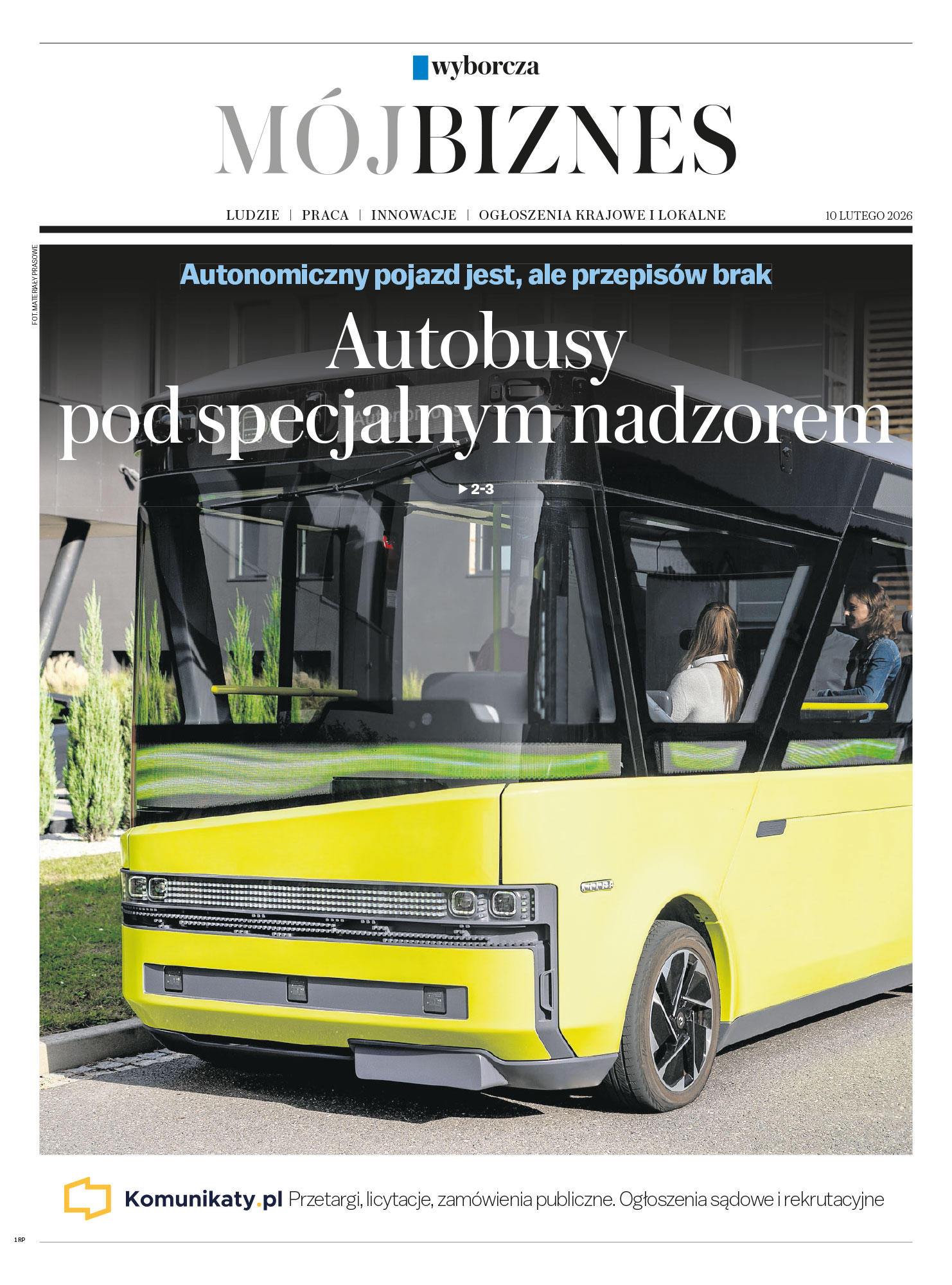 Mój Biznes, w każdy wtorek w Gazecie Wyborczej - Wyróżniony obraz