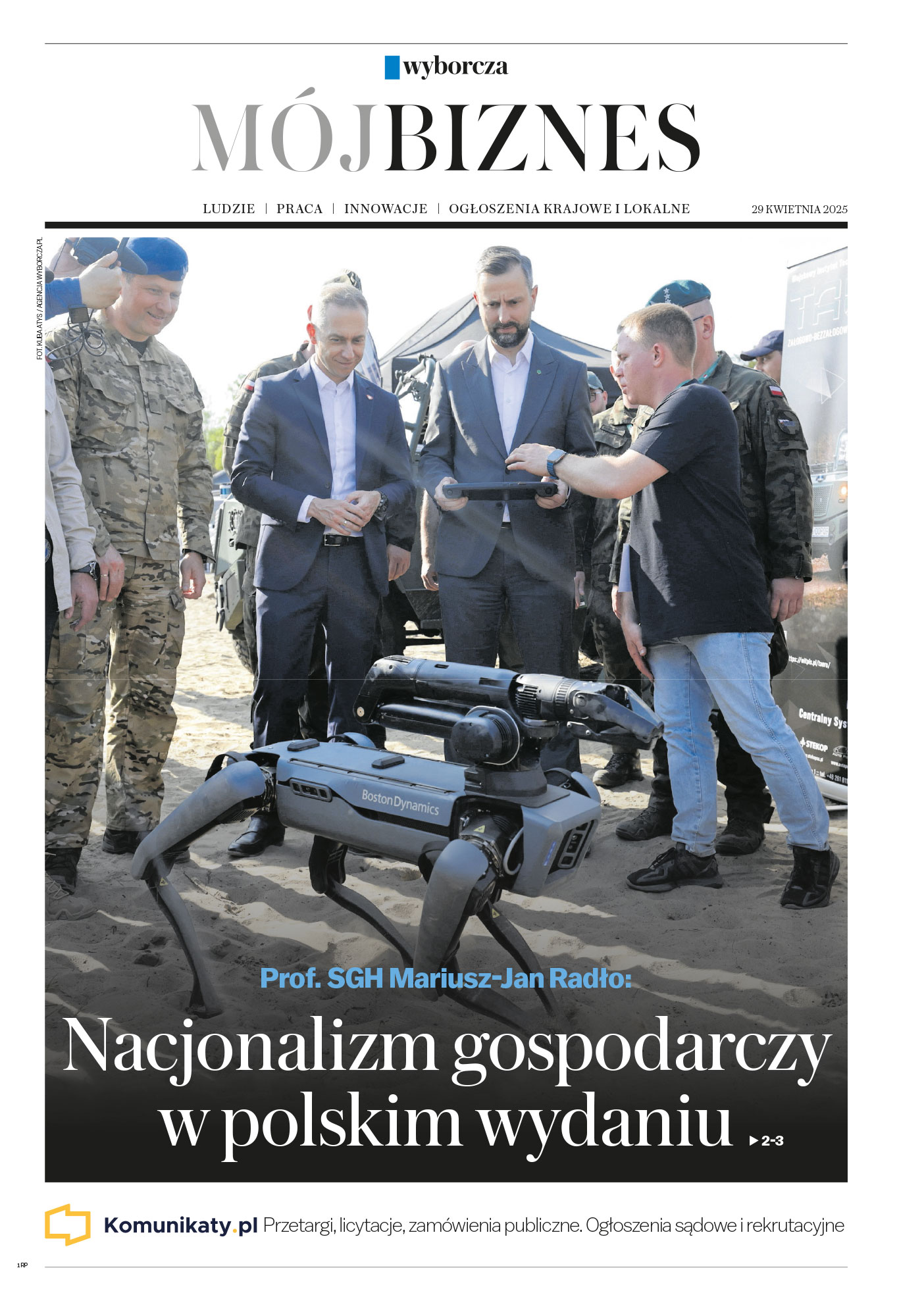 Mój Biznes, w każdy wtorek w Gazecie Wyborczej - Wyróżniony obraz