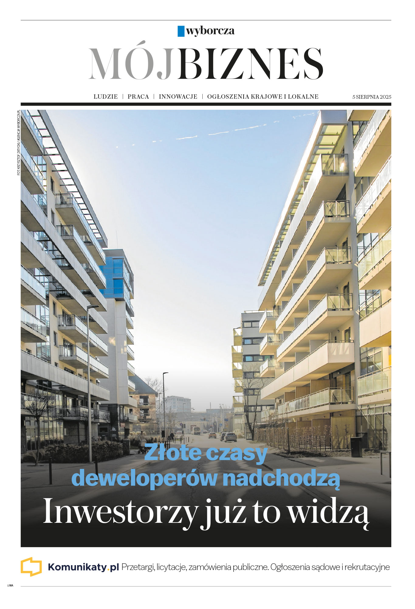 Mój Biznes, w każdy wtorek w Gazecie Wyborczej - Wyróżniony obraz